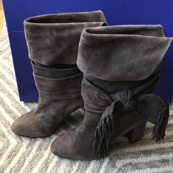 aquazzura fringe boots